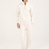 HALF ZIP MOCK NECK UPPER