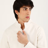 HALF ZIP MOCK NECK UPPER