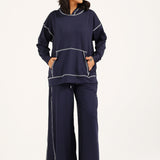 PANELED OVERSIZED HOODIE