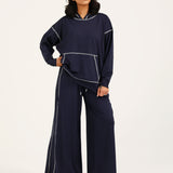 PANELED OVERSIZED HOODIE