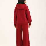 REGULAR HOODIE WITH BLOUSED SLEEVE