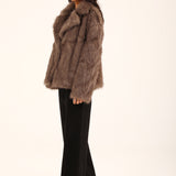 OVERSIZED FUR COAT