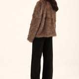 OVERSIZED FUR COAT