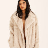 OVERSIZED FUR COAT
