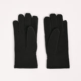 SOLID GLOVES WITH BUTTON DETAIL
