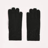 SOLID GLOVES WITH BUTTON DETAIL