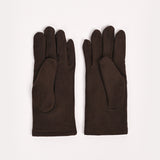 SOLID GLOVES WITH PLEAT DETAIL