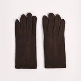 SOLID GLOVES WITH PLEAT DETAIL