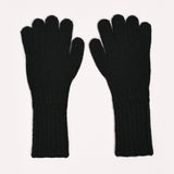TEXTURED SEMI-LONG GLOVES