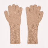 TEXTURED SEMI-LONG GLOVES