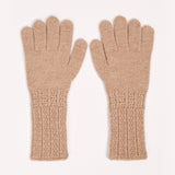 TEXTURED SEMI-LONG GLOVES