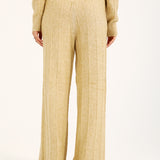 CASHMERE HANDFEEL SWEATER KNIT TROUSER
