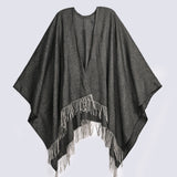 TEXTURED CAPE SHAWL