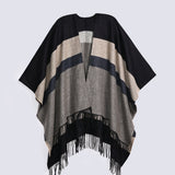 PATTERNED CAPE SHAWL