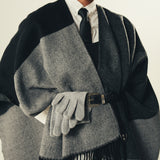 PATTERNED CAPE SHAWL