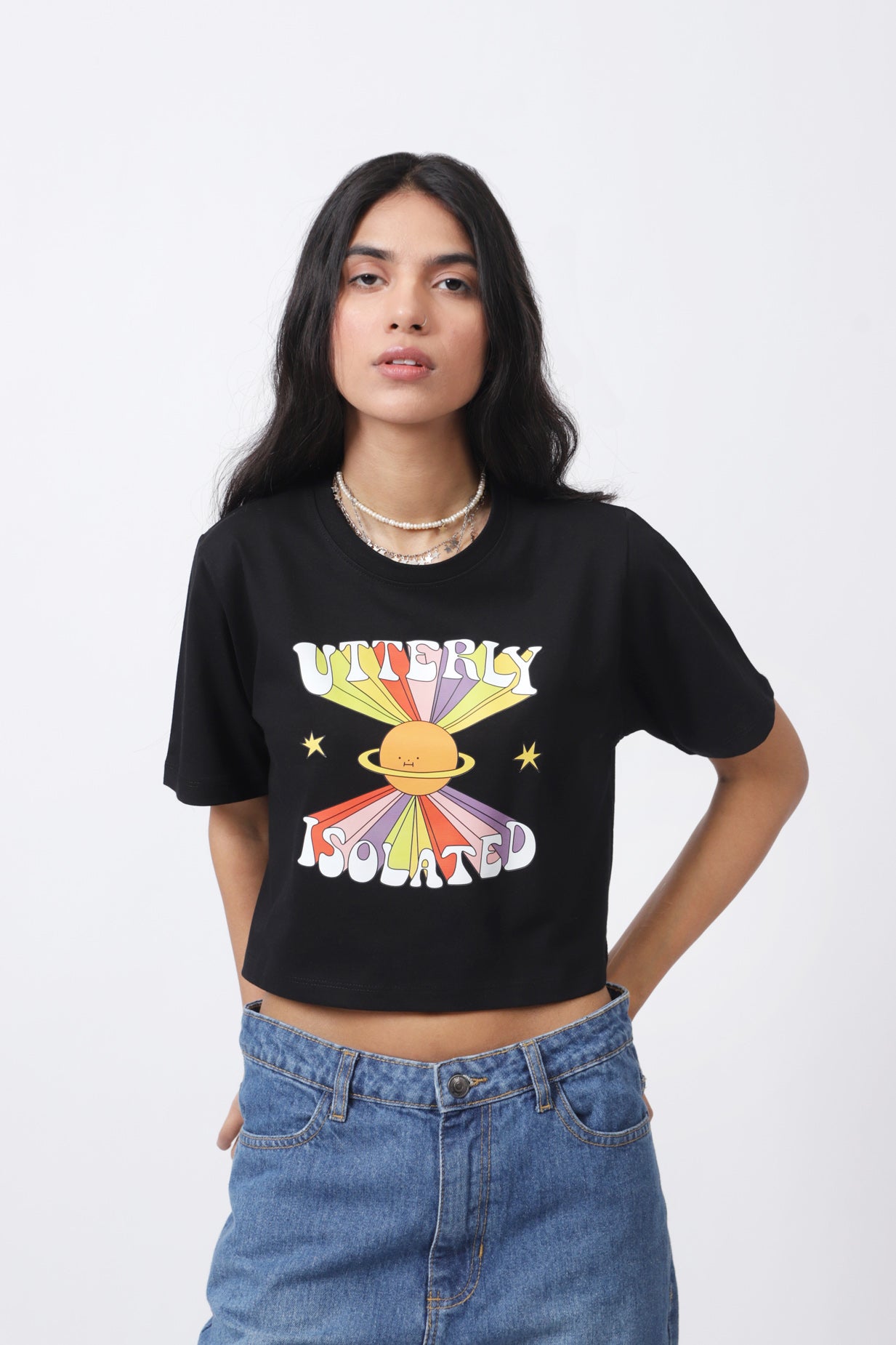 CROPPED GRAPHIC TEE Breakout