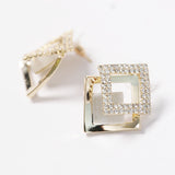 JIN NUO CUBIC RHINESTONE STUDS