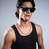 ONYX SQUARE SUNGLASSES