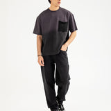WASHED EFFECT BAGGY FIT TEE