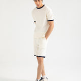 STRETCH MUSCLE FIT RINGER TEE