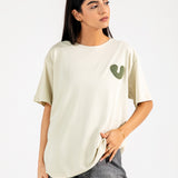 TOWEL EMBROIDERY GRAPHIC TEE