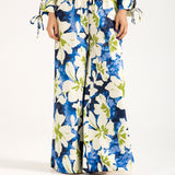 PRINTED WIDE LEG TROUSER