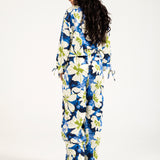 PRINTED WIDE LEG TROUSER