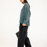 JACQUARD OVERSIZED TOP