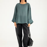JACQUARD OVERSIZED TOP