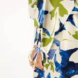 PRINTED TOP WITH NECK DETAIL