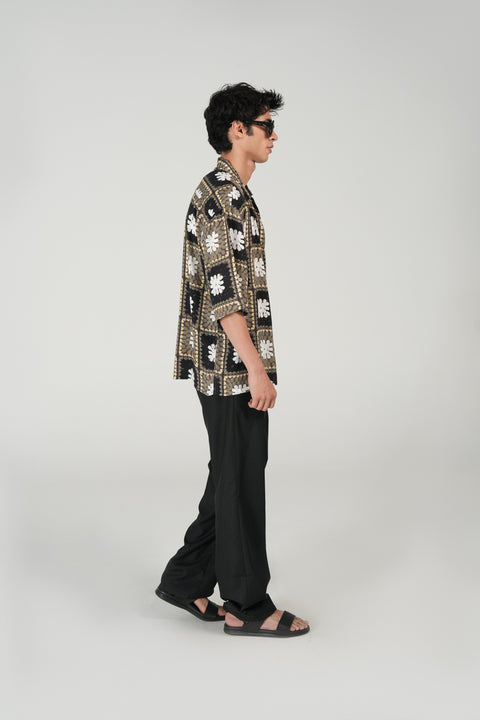 BAGGY FIT PRINTED SHIRT