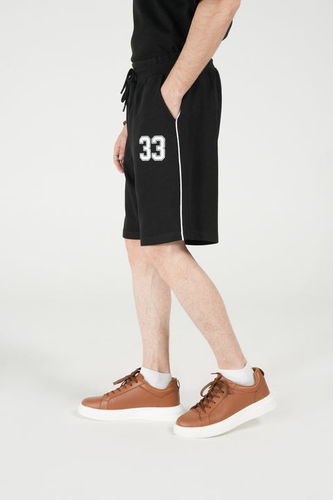 BAGGY FIT TEXTURED SHORT