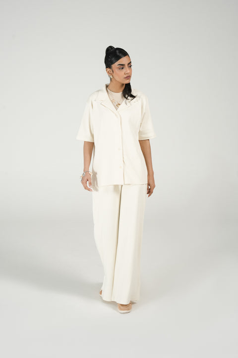 OVERSIZED BUTTON DOWN TEE