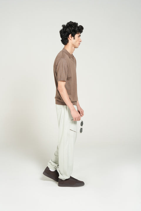 JOHNNY COLLAR KNITTED POLO