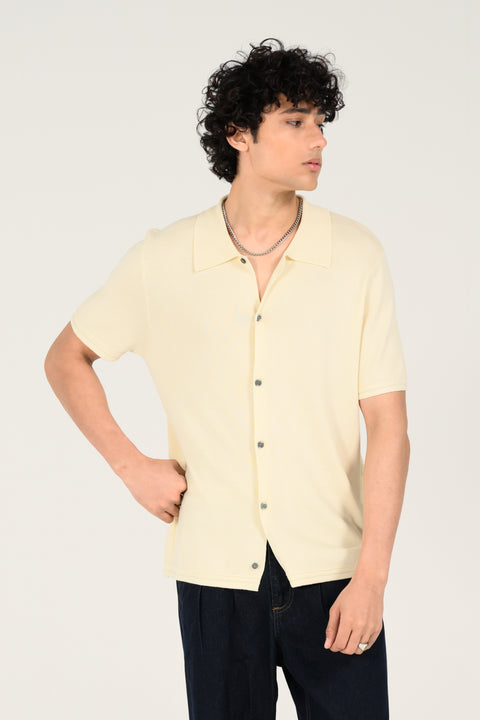 BUTTON DOWN KNITTED POLO