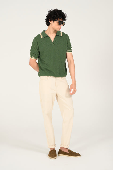 JOHNNY COLLAR KNITTED POLO