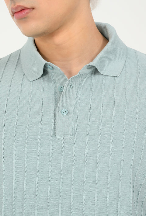 RELAXED FIT KNITTED POLO