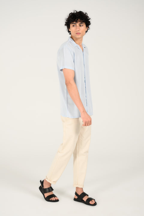 RESORT COLLAR DOBBY SHIRT
