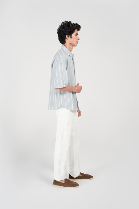 BAGGY FIT STRIPED SHIRT