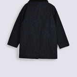 BOYS FUR COLLAR LONG COAT
