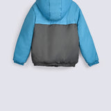 BOYS COLOR BLOCK PUFFER JACKET