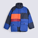 BOYS CONTRAST PANEL HOODED JACKET