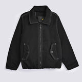 BOYS CONTRAST THREAD PUFFER JACKET
