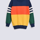 BOYS COLOR BLOCK SWEATER