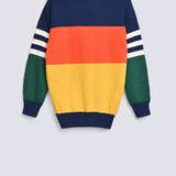 BOYS COLOR BLOCK SWEATER