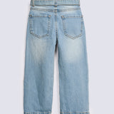 GIRLS WIDE LEG DENIM WITH BELT