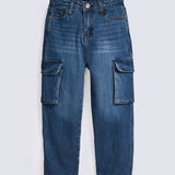 BOYS LOOSE CARGO DENIM