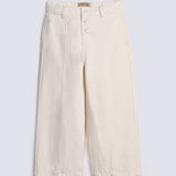 GIRLS PANELED WIDE LEG DENIM