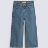 GIRLS EMBELLISHED LOOSE DENIM