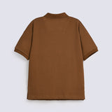 BOYS DROP SHOULDER ZIP DETAIL POLO